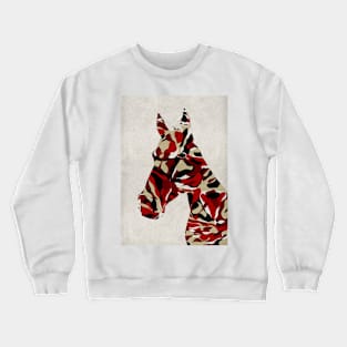 Camouflage Horse Crewneck Sweatshirt